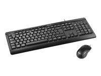 Klip Xtreme KCK-251S DeskMate - Juego de teclado y ratón - USB